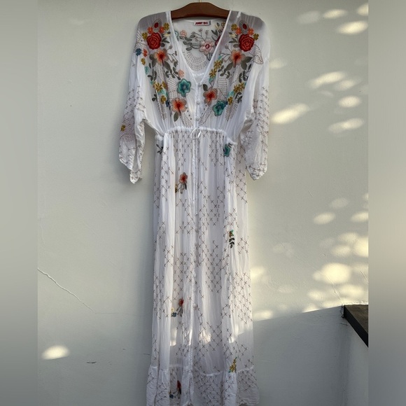 Johnny Was Fiero Embroidered Dress Size Small - Picture 7 of 17